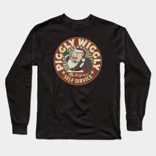 Piggly Wiggly <> Graphic Design Long Sleeve T-Shirt